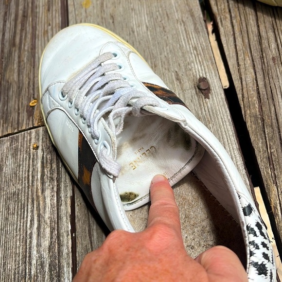 Celine Triomphe TRO1L Animal Print Sneakers Size 40 (US 9.5) - Picture 12 of 15